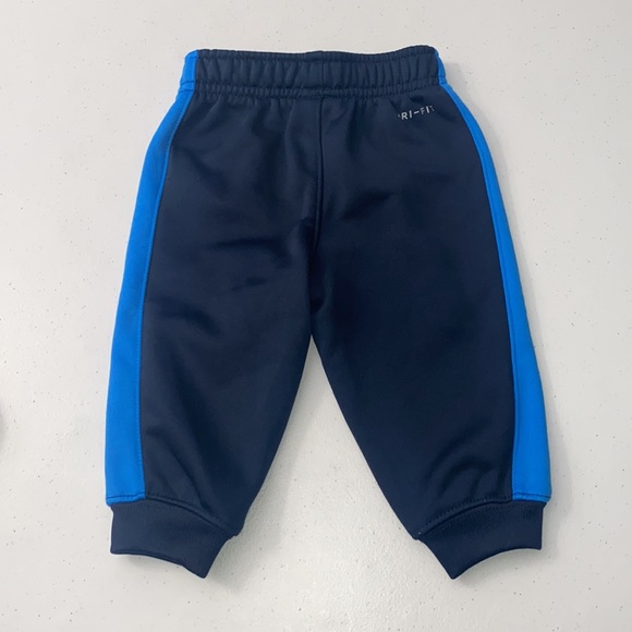 Nike Baby Boy Athletic Blue Jogger Pants Size 6-9 Months - Picture 6 of 7